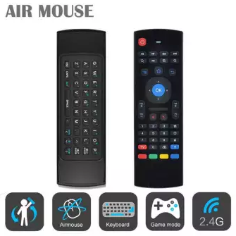 MX3 Air Mouse Wireless Keyboard Remote Voice Control For Android Smart TV BOX - Black MX3 Air Mouse Wireless Keyboard Remote Voice Control For Android Smart TV BOX - Black